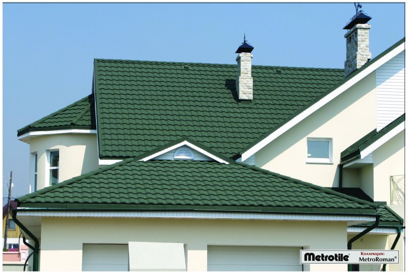 Металлочерепица RAL 6020 цвет