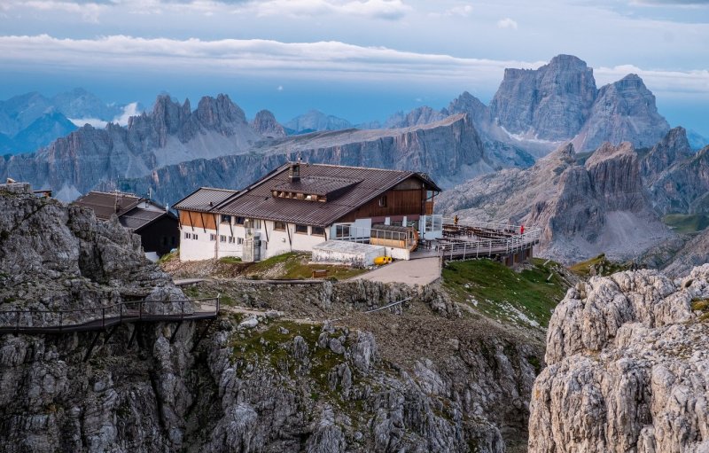 Итальянские Доломиты. Рифуджо Лагацуой (Rifugio Lagazuoi)