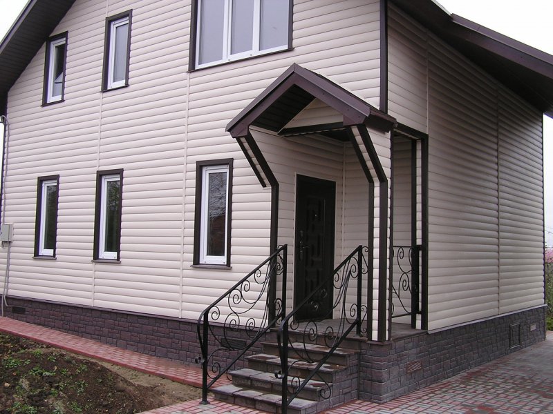 Сайдинг Docke Blockhouse сливки