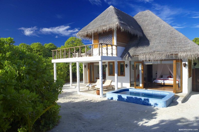 Soneva Fushi пляж