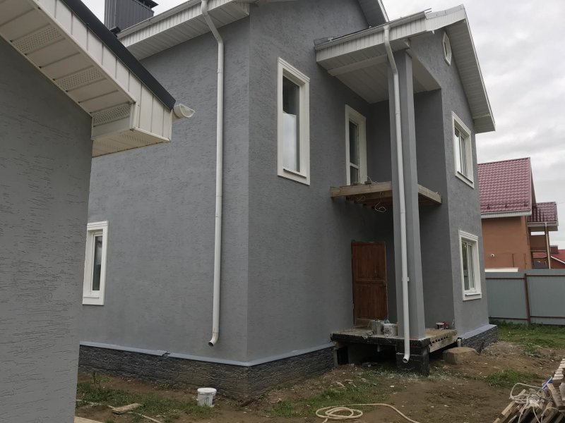 Декоративная штукатурка фасада
