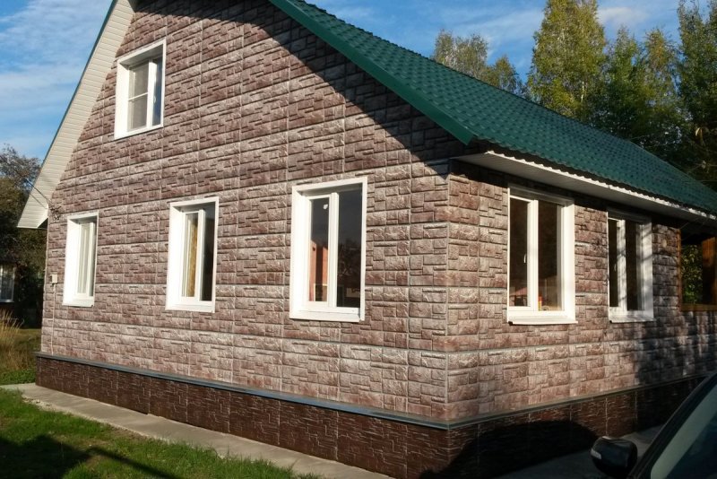 Сайдинг под камень