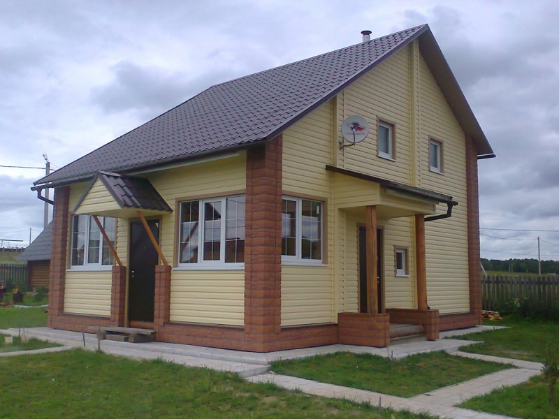 Комбинировать сайдинг