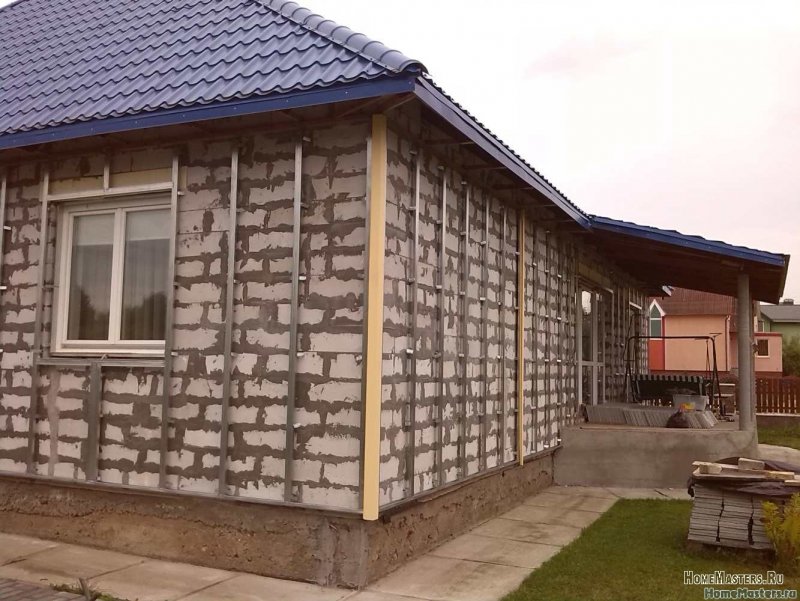 Дешевая отделка фасада