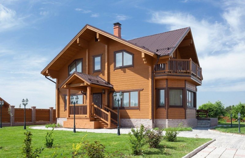 Дом из клееного бруса Альбатрос