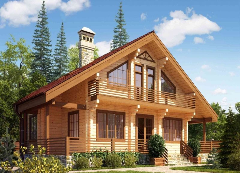 Дом из клееного бруса Альбатрос