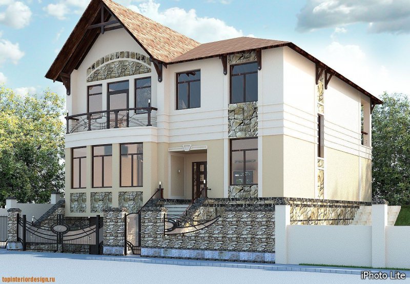 Красивые фасады домов