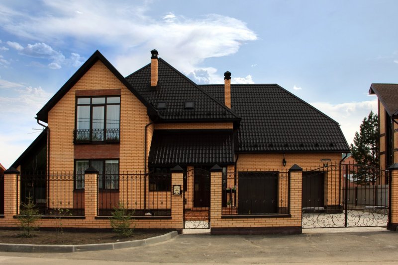 Металлочерепица шоколад Викинг 0.5