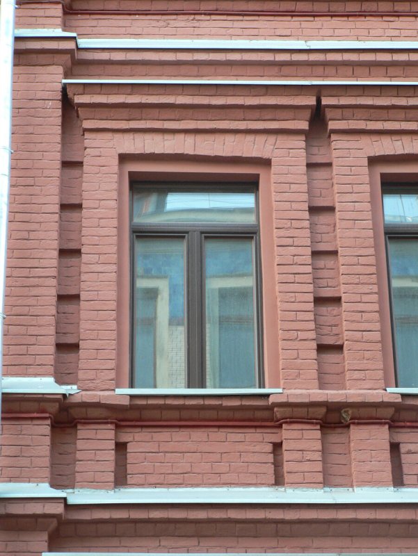 Оконные наличники из кирпича