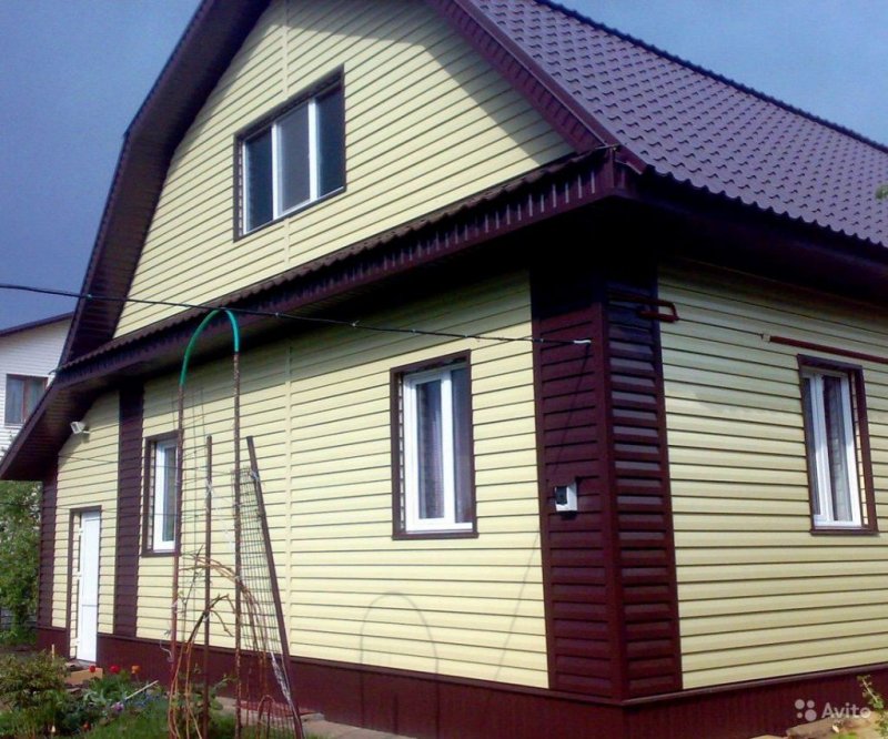 Дом отделанный сайдингом