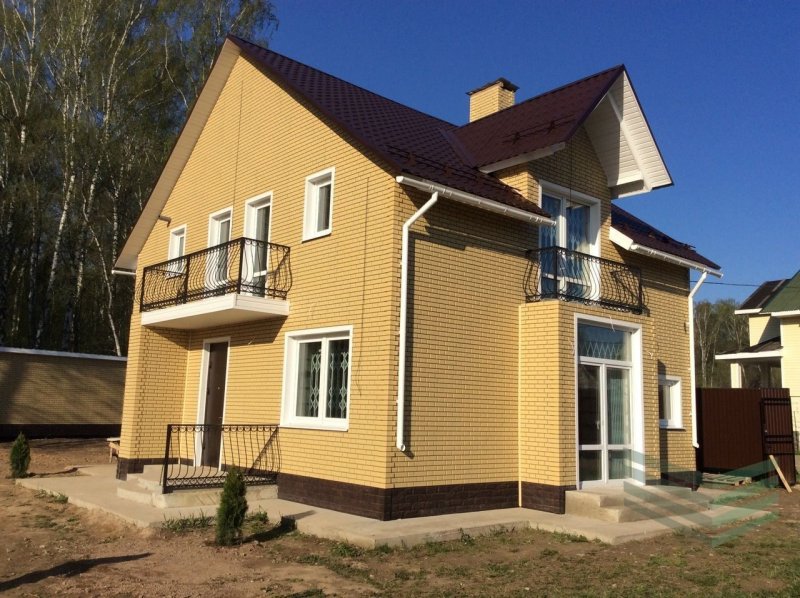 Фасад клинкерный желтый Альта профиль