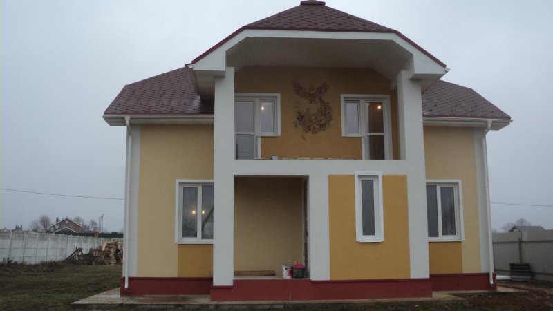 Декор штукатурка на фасаде