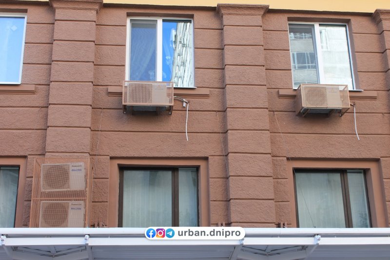 Кондиционер в цвет фасада