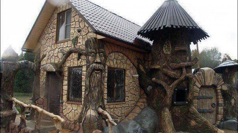 Арка из арт бетона
