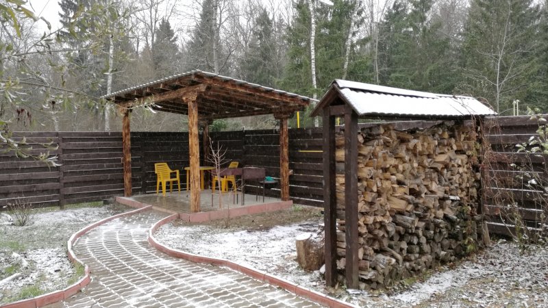 Зона барбекю +купель