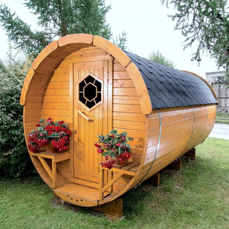 Баня бочка бабочка