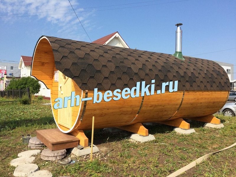 Выставка бани бочки