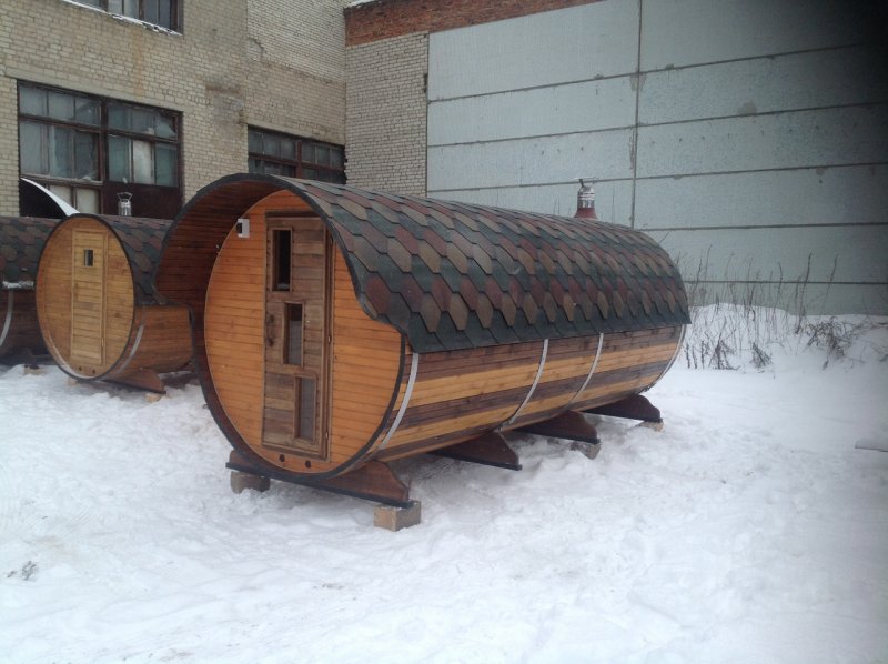 Баня бочка от bochky