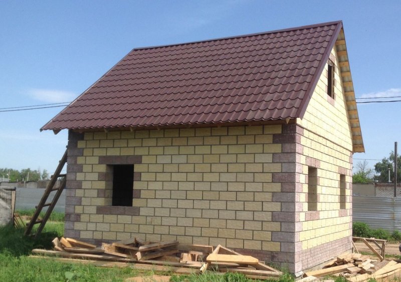 Дачные домикииз блокоа