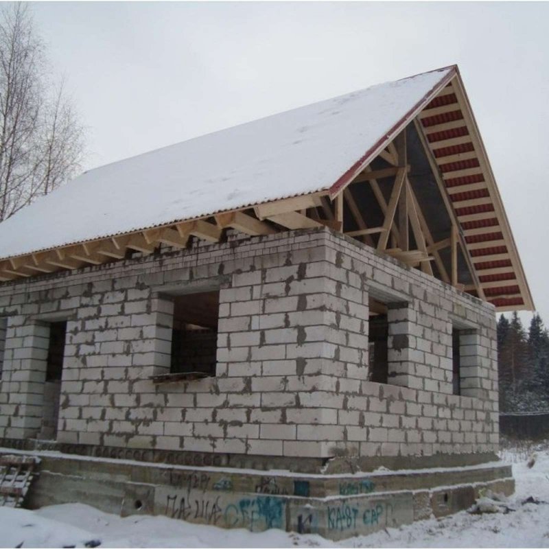 Сарай из газоблоков