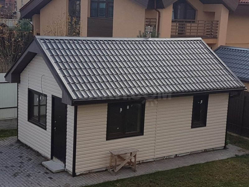 Баня из газобетона