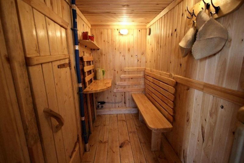Современная баня изнутри