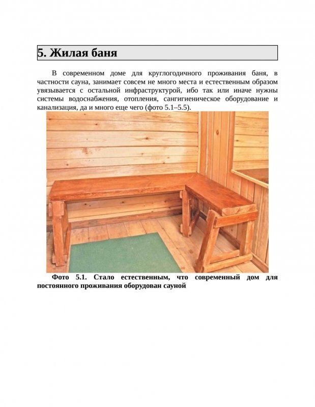 Развертка бани