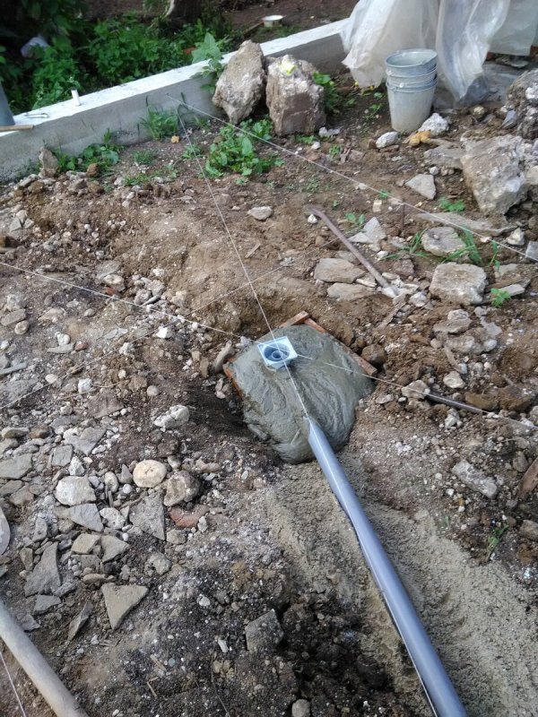 Фундамент под трубу