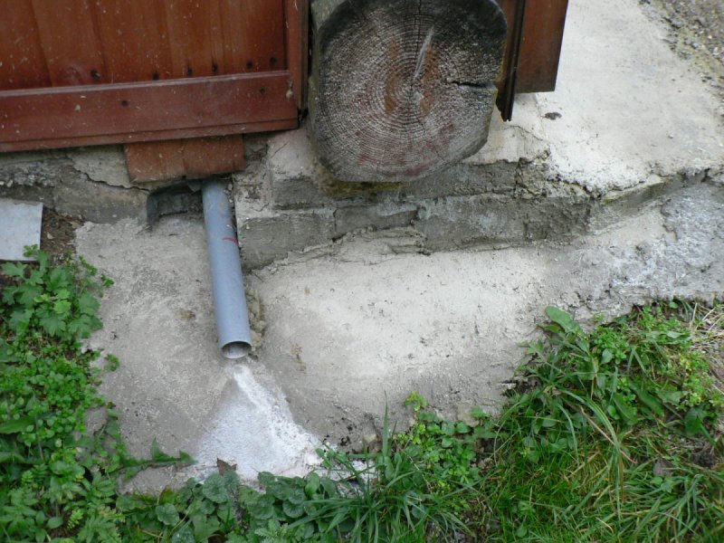 Водоотвод в бане
