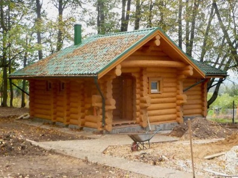 Деревянные бани из сруба