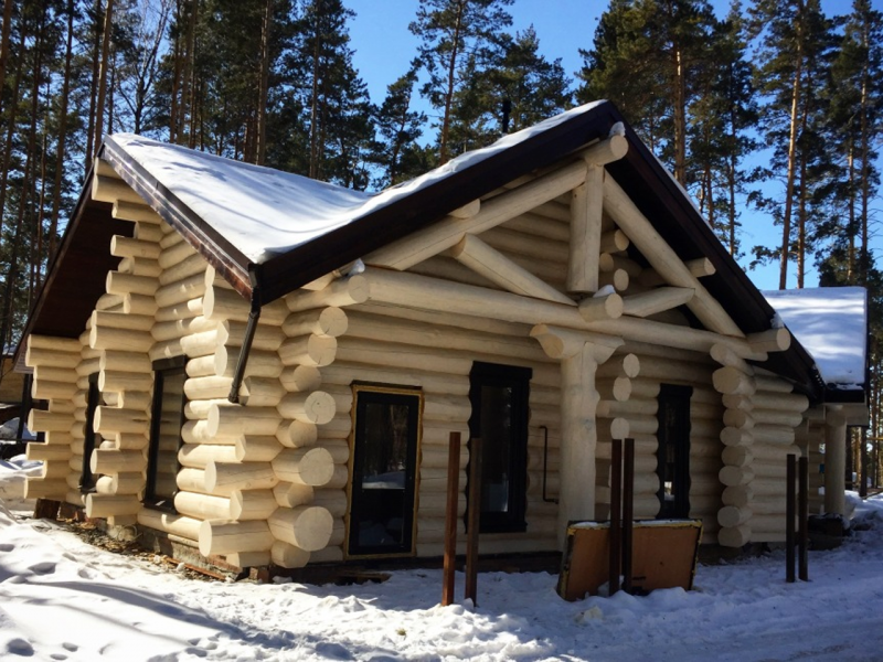 Загородный домик с баней