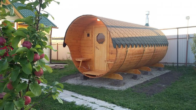 Деревянные бочки для бани