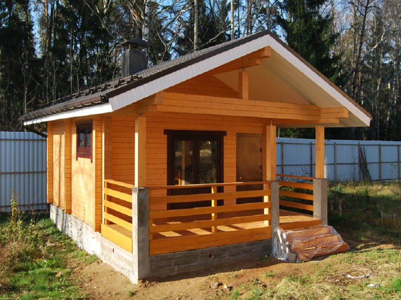 Баня из клееного бруса 5*5