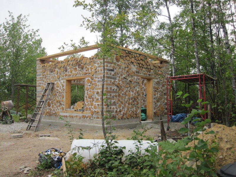 Гараж из глиночурки
