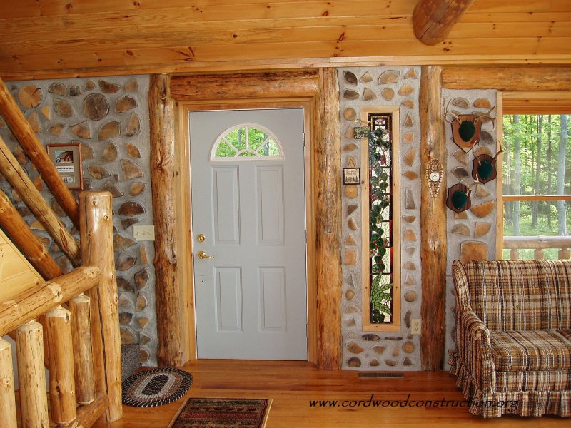 Cordwood технология строительства