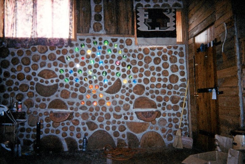 Дом по технологии Cordwood в России
