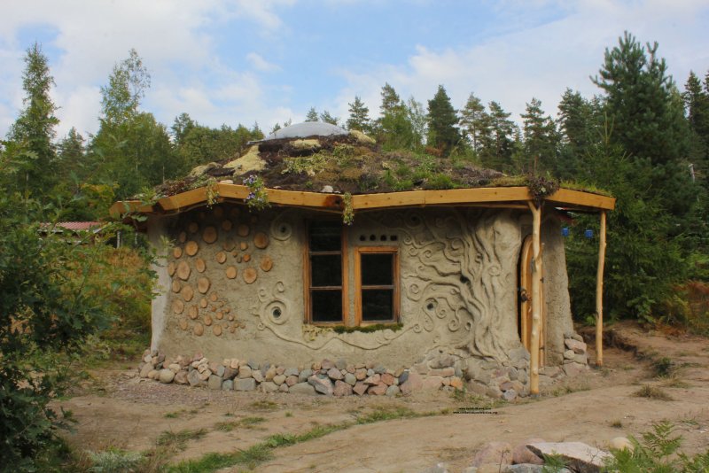 Cordwood Sauna