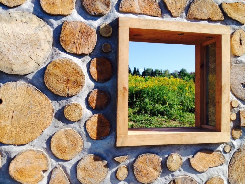 Cordwood технология строительства