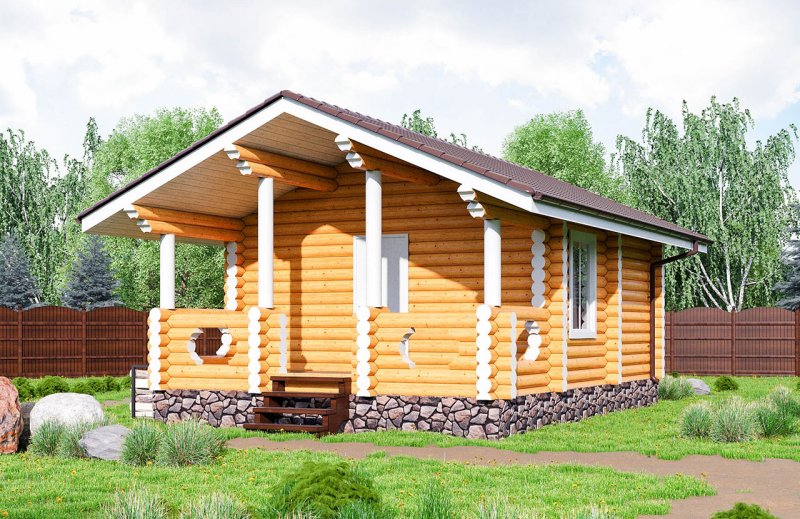 Деревянные сборные бани