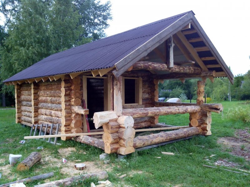 Баня из круглого бруса