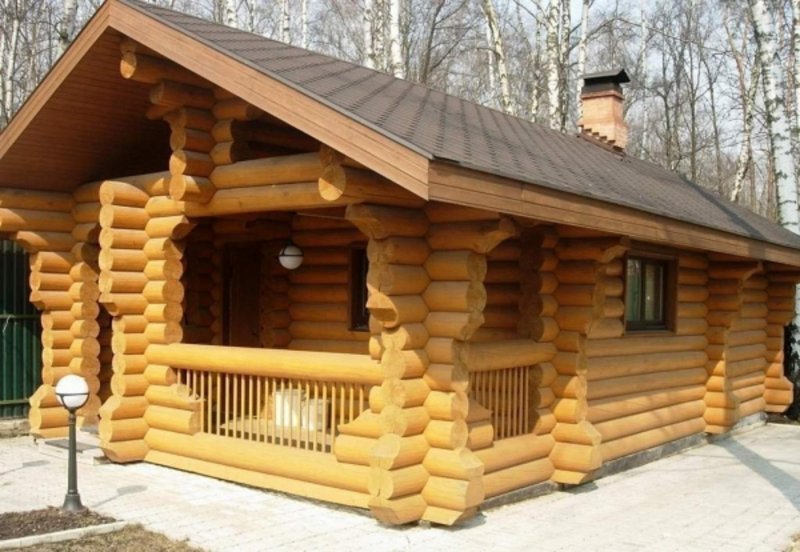 Баня из ОЦБ