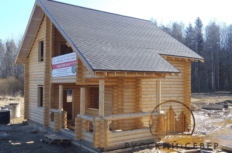 Баня снаружи