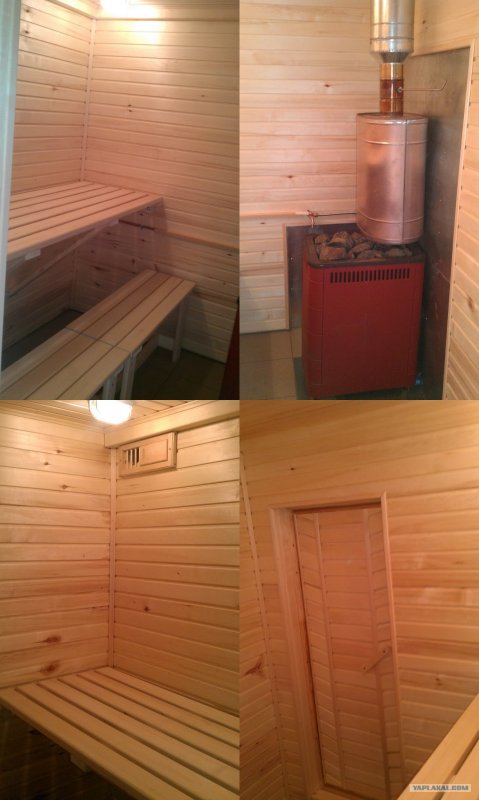 Парилка в бане 2,5 на 2