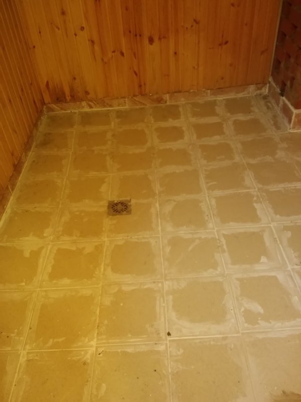 Полимерные полы в бане
