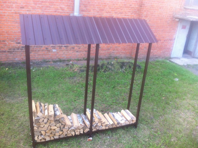 Custom Steel Wood дровница