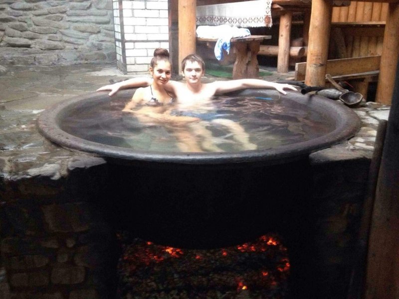 Банный Чан на берегу