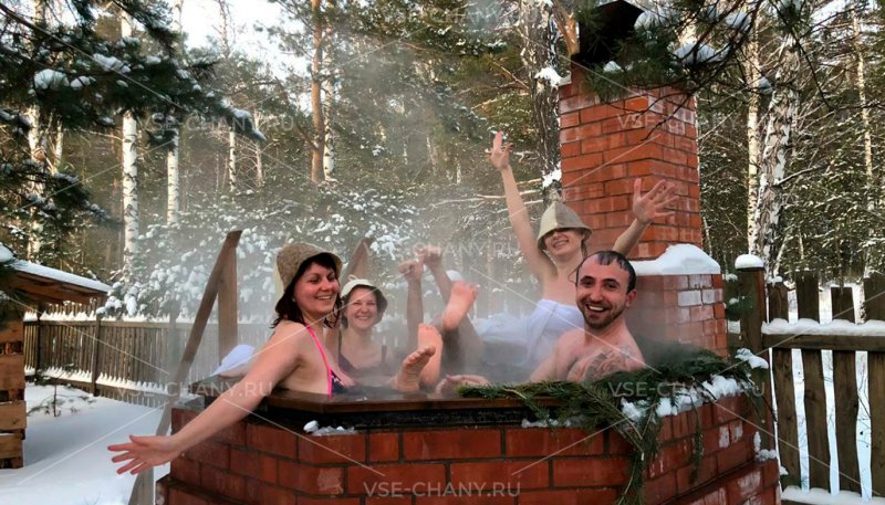Чан на дровах