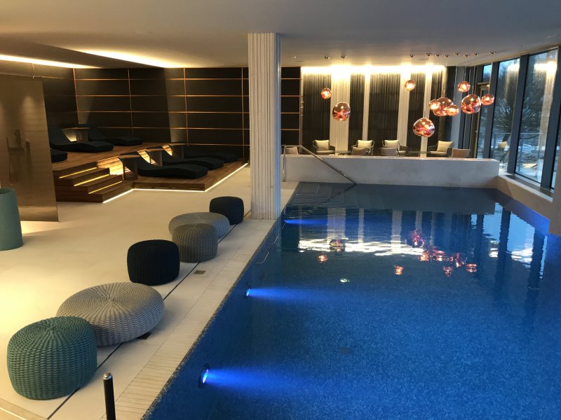 The Spa area