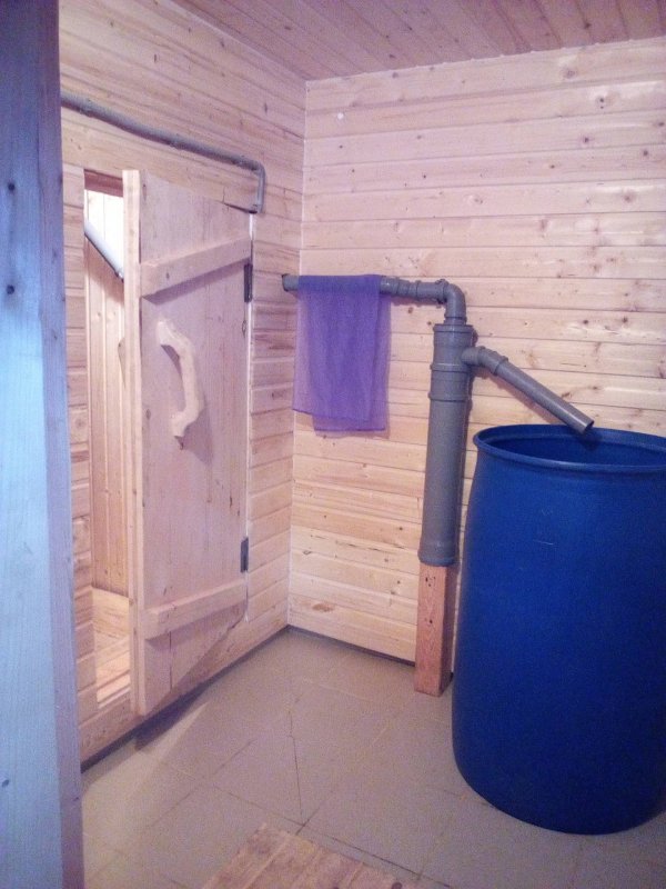 Баня из гаража