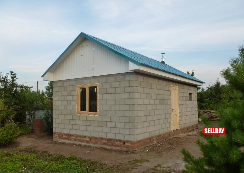 Баня из пеноблоков под ключ